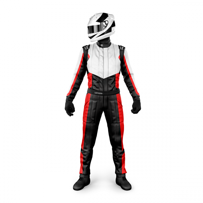 Macacão para Kart Lazy Kart Tour Preto