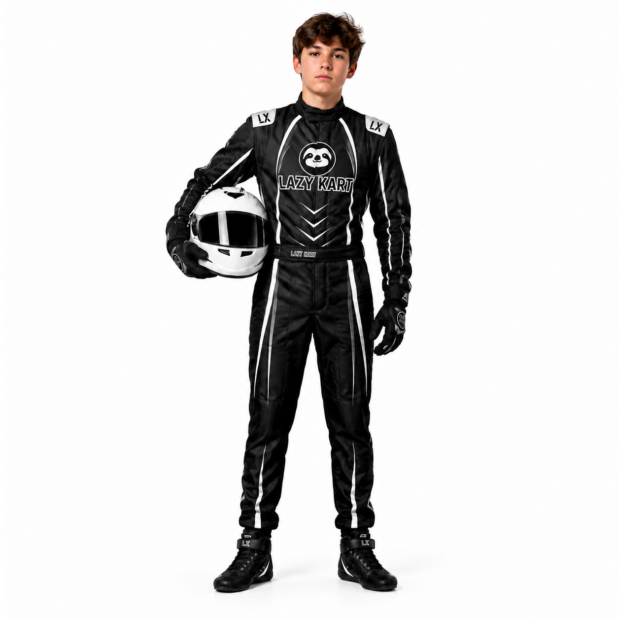 Macacão para Kart Lazy Kart Space Preto