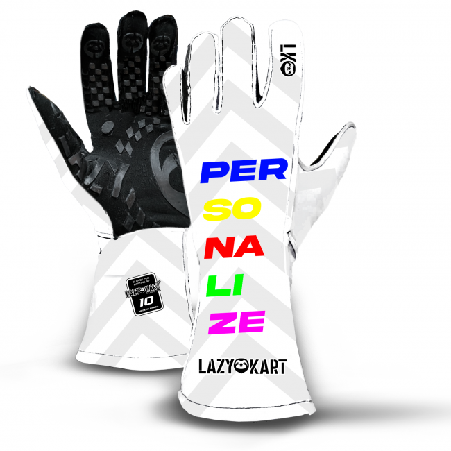 LUVA DE KART / LUVA PARA KART PERSONALIZADA / CUSTOMIZADA LAZY KART