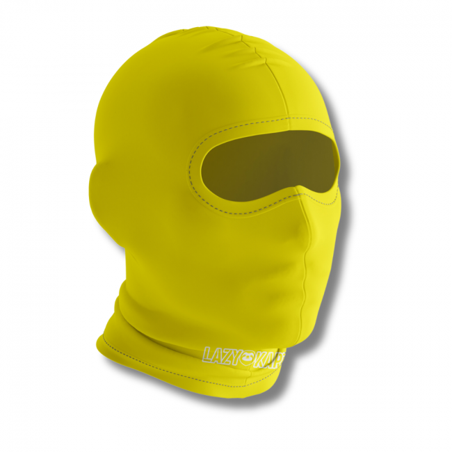 BALACLAVA DE KART ABERTA MOD. LAZY KART AMARELA / TOUCA / CAPUZ