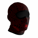 BALACLAVA DE KART ABERTA MOD. LAZY KART BLOOD VERMELHA / TOUCA / CAPUZ