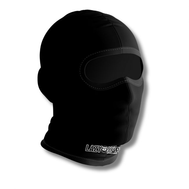 BALACLAVA DE KART ABERTA MOD. LAZY KART PRETA / TOUCA / CAPUZ