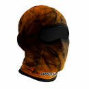 BALACLAVA DE KART ABERTA MOD. LAZY KART SHADOW LARANJA  / TOUCA / CAPUZ