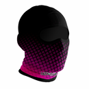 BALACLAVA DE KART ABERTA MOD. LAZY KART SQUARE PINK  / TOUCA / CAPUZ