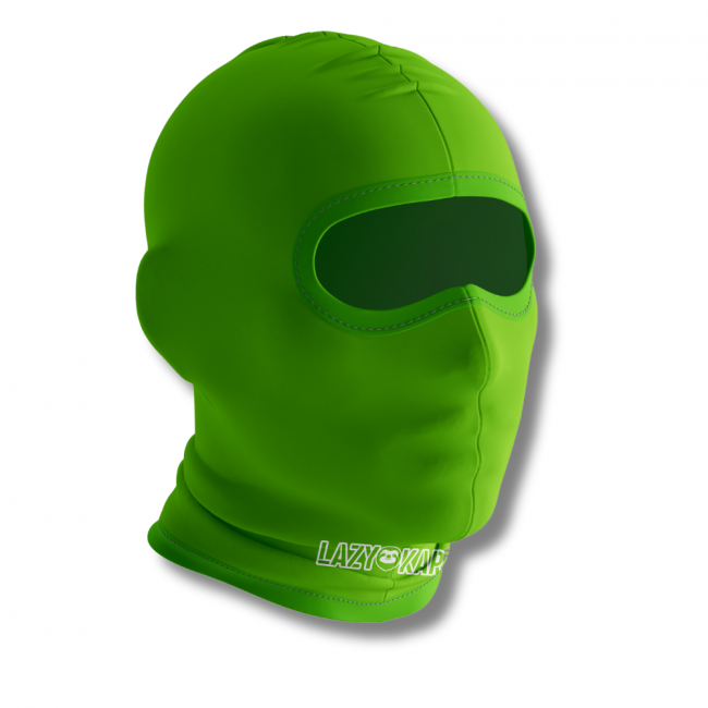 BALACLAVA DE KART ABERTA MOD. LAZY KART VERDE / TOUCA / CAPUZ