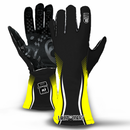LUVA DE KART / LUVA PARA KART MOD. LAZY KART CURVE AMARELA