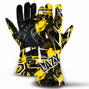 LUVA DE KART / LUVA PARA KART MOD. LAZY KART FURIOUS BLACK AMARELA