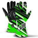 LUVA DE KART / LUVA PARA KART MOD. LAZY KART ZEN BLACK VERDE