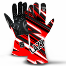 LUVA DE KART / LUVA PARA KART MOD. LAZY KART ZEN BLACK VERMELHA