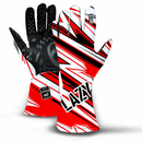 LUVA DE KART / LUVA PARA KART MOD. LAZY KART ZEN WHITE VERMELHA