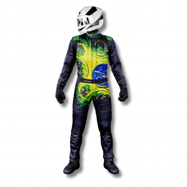 Macacão para Kart Lazy Kart Brasil Tradicional