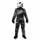 MACACÃO DE KART / MACACÃO PARA KART MOD. LAZY KART FIRST PRETO