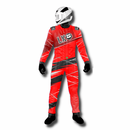 MACACÃO DE KART / MACACÃO PARA KART  MOD. LAZY KART FIRST VERMELHO