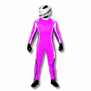 MACACÃO DE KART / MACACÃO PARA KART MOD. LAZY KART HIVE PINK/ROXO