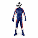MACACÃO DE KART / MACACÃO PARA KART  MOD. LAZY KART SIMPLE AZUL