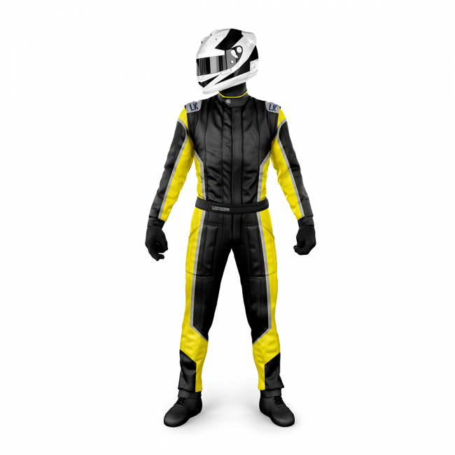 Macacão para Kart Lazy Kart Simple Preto