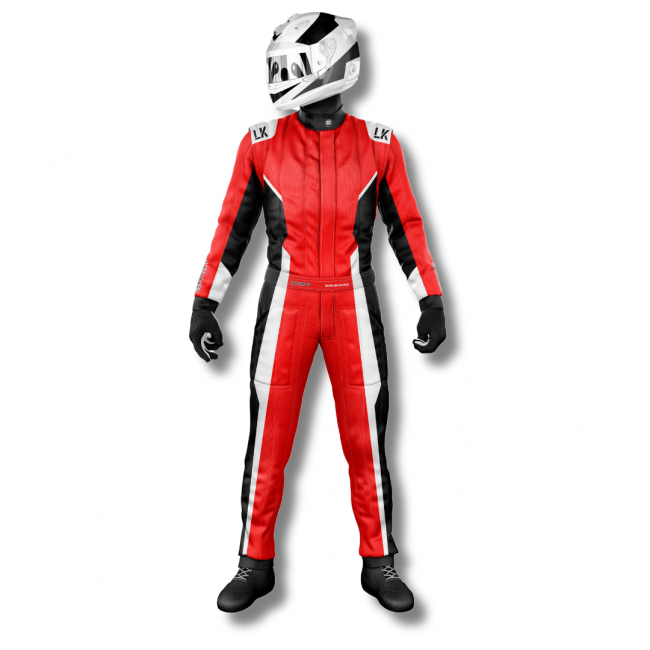 Macacão para Kart Lazy Kart Speed Vermelho