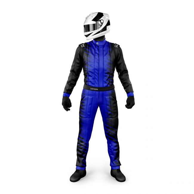 Macacão para Kart Lazy Kart Zen Azul