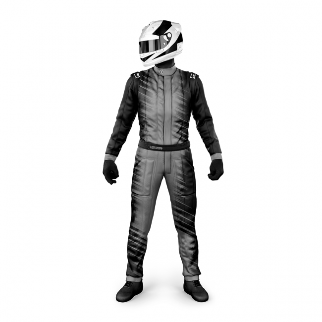 Macacão para Kart Lazy Kart Zen Cinza