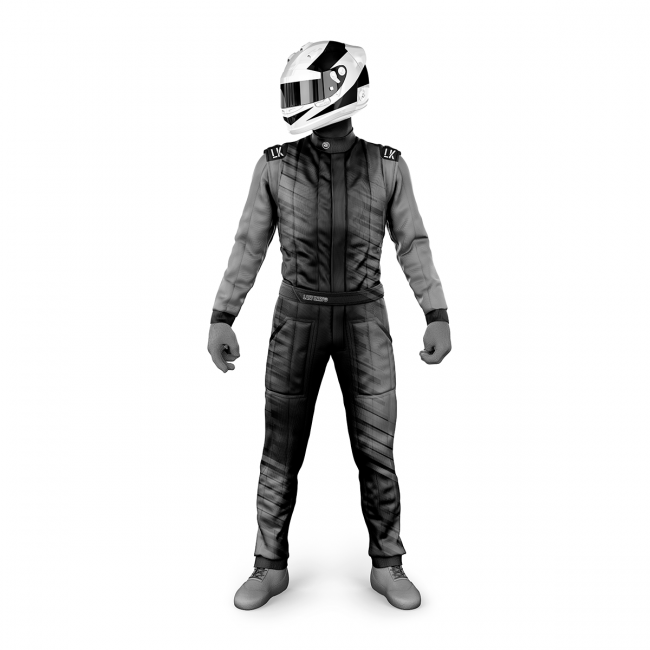Macacão para Kart Lazy Kart Zen Preto