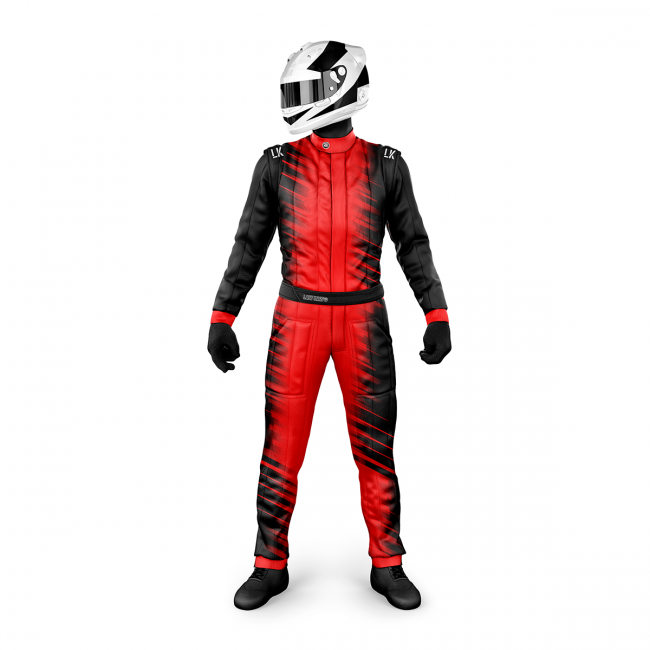 Macacão para Kart Lazy Kart Zen Vermelho