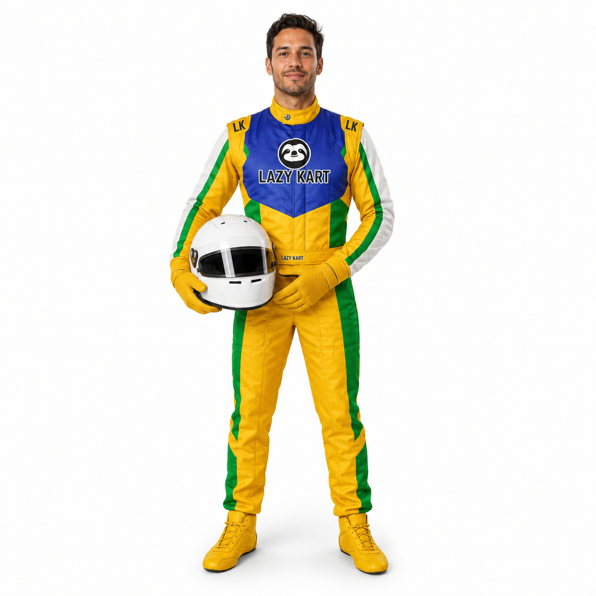 Macacão para Kart Lazy Kart Tour Brasil, vista frontal